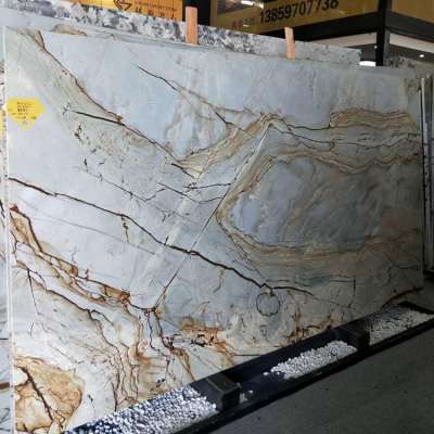 Factory Competitive Price Of Natural Blue Roma Quartzite Stone Slabs Product